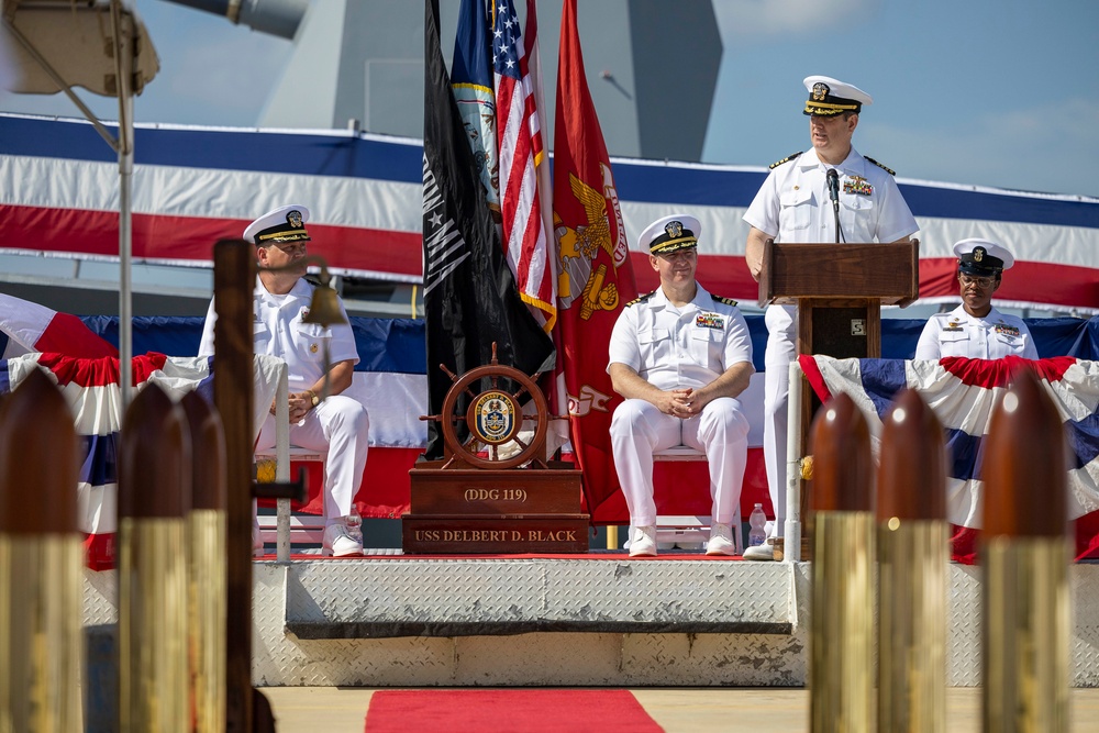 USS Delbert D. Black (DDG 119) Change of Command