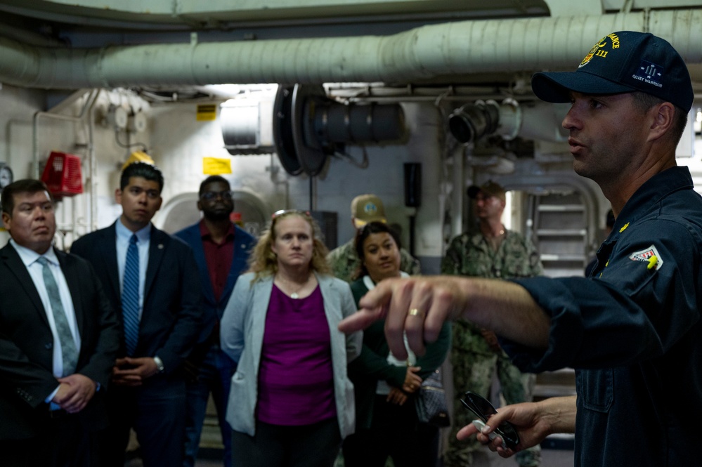 Congressional Staff Delegation Tour Naval Base San Diego