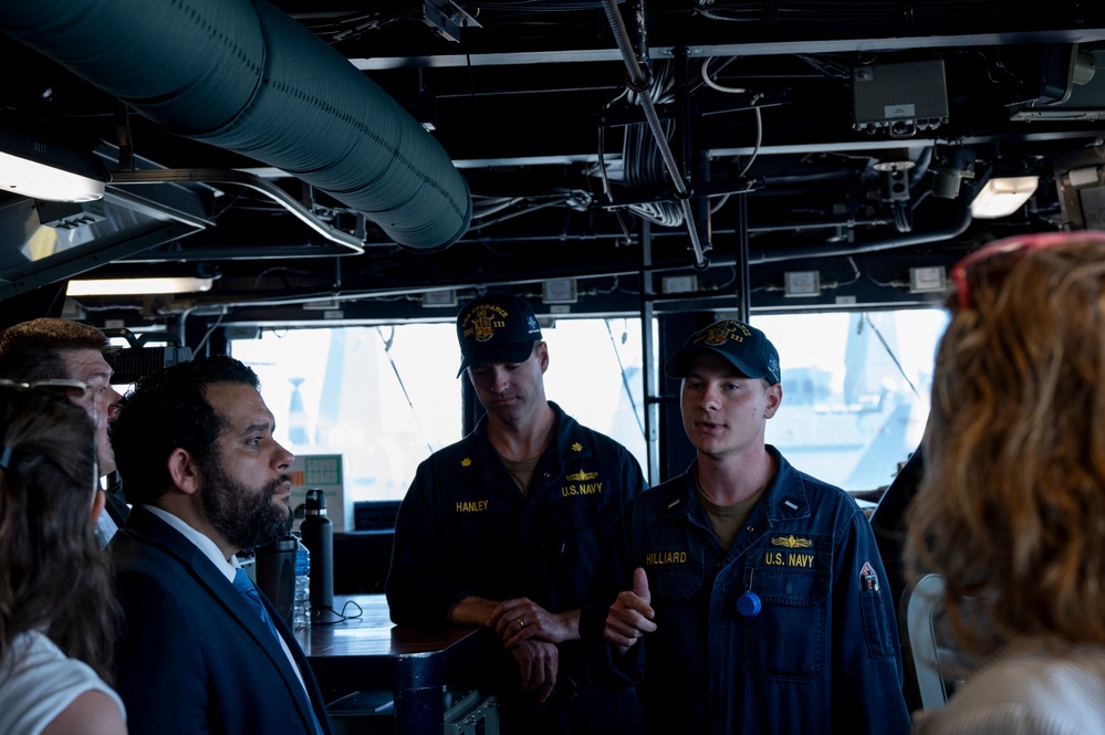 Congressional Staff Delegation Tour Naval Base San Diego