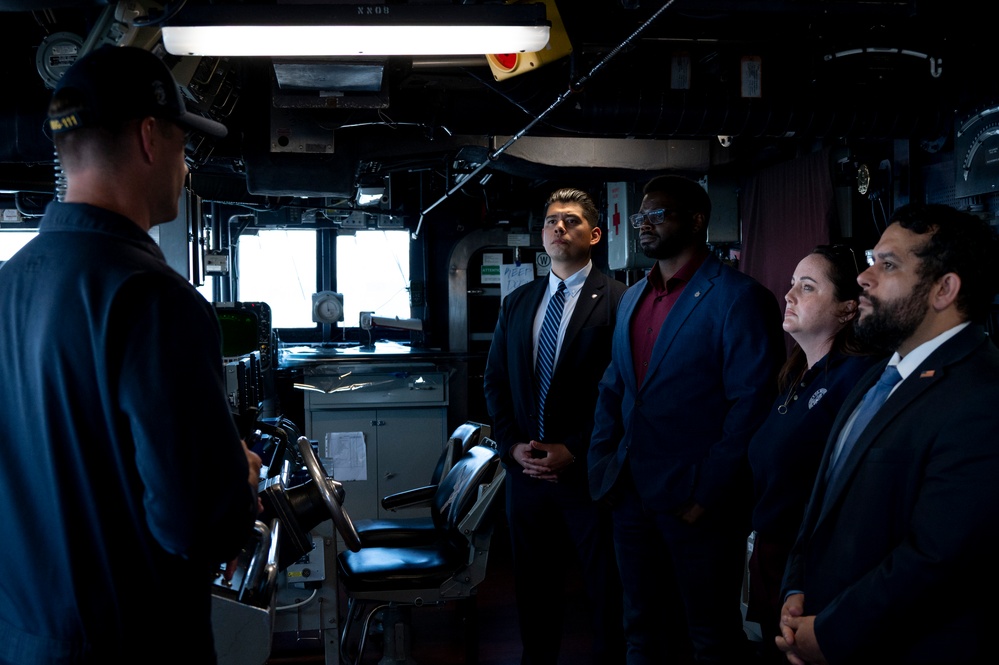 Congressional Staff Delegation Tour Naval Base San Diego