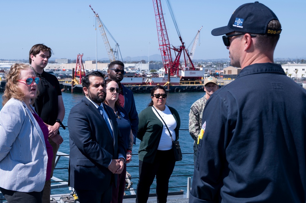 Congressional Staff Delegation Tour Naval Base San Diego