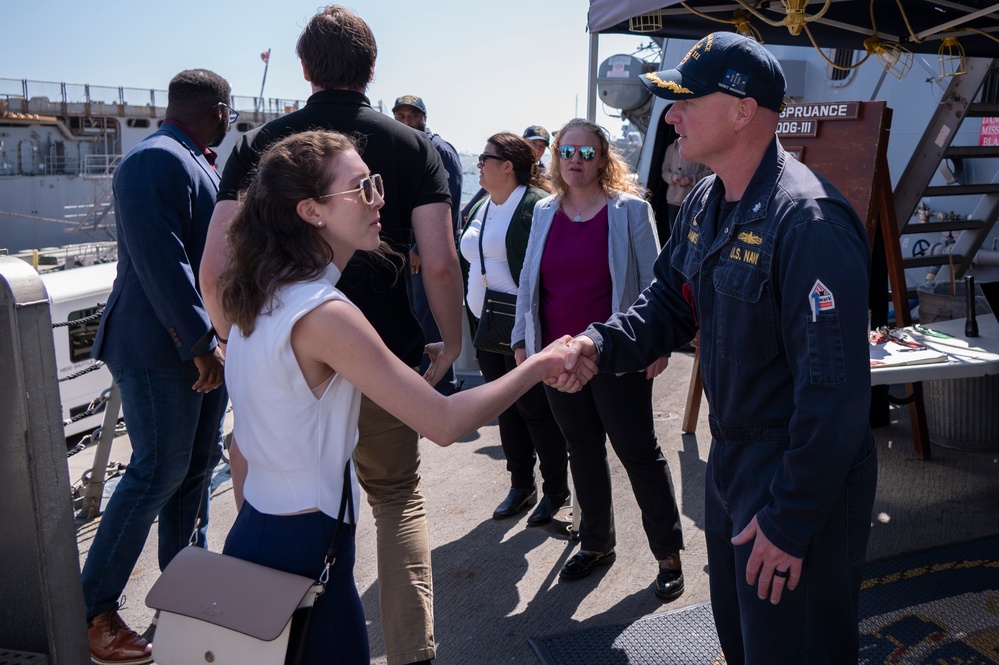 Congressional Staff Delegation Tour Naval Base San Diego