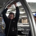 Contractors and Puget Sound Naval Shipyard workers conduct routine operations and ship maintenance aboard USS Ronald Reagan (CVN 76)