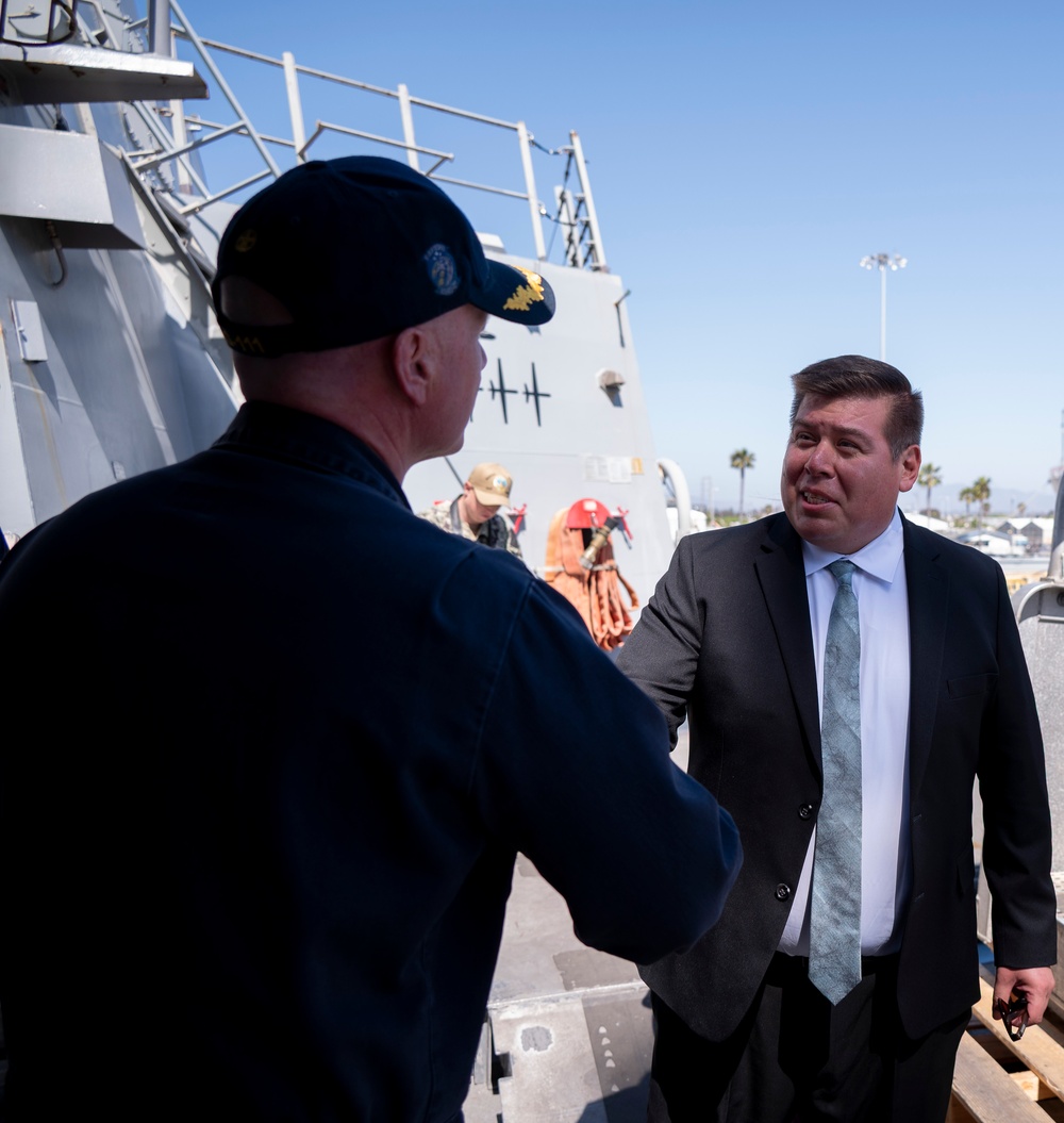 Congressional Staff Delegation Tour Naval Base San Diego