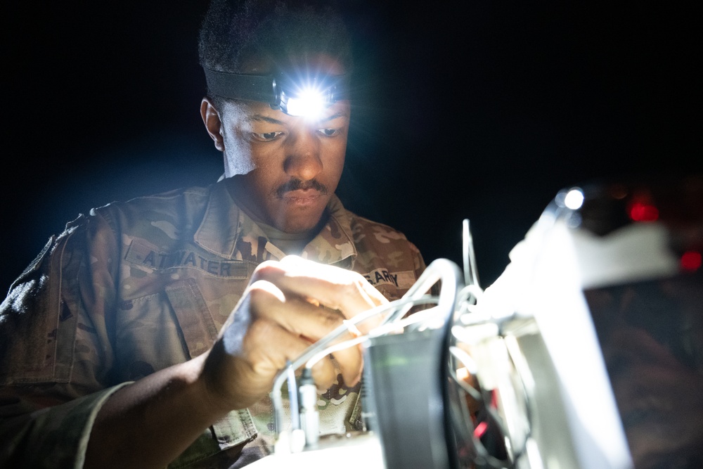 Soldiers Experiment with High Altitude Balloons