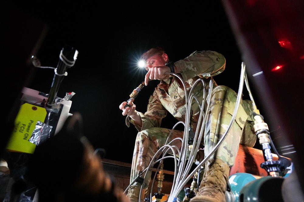 Soldiers Experiment with High Altitude Balloons