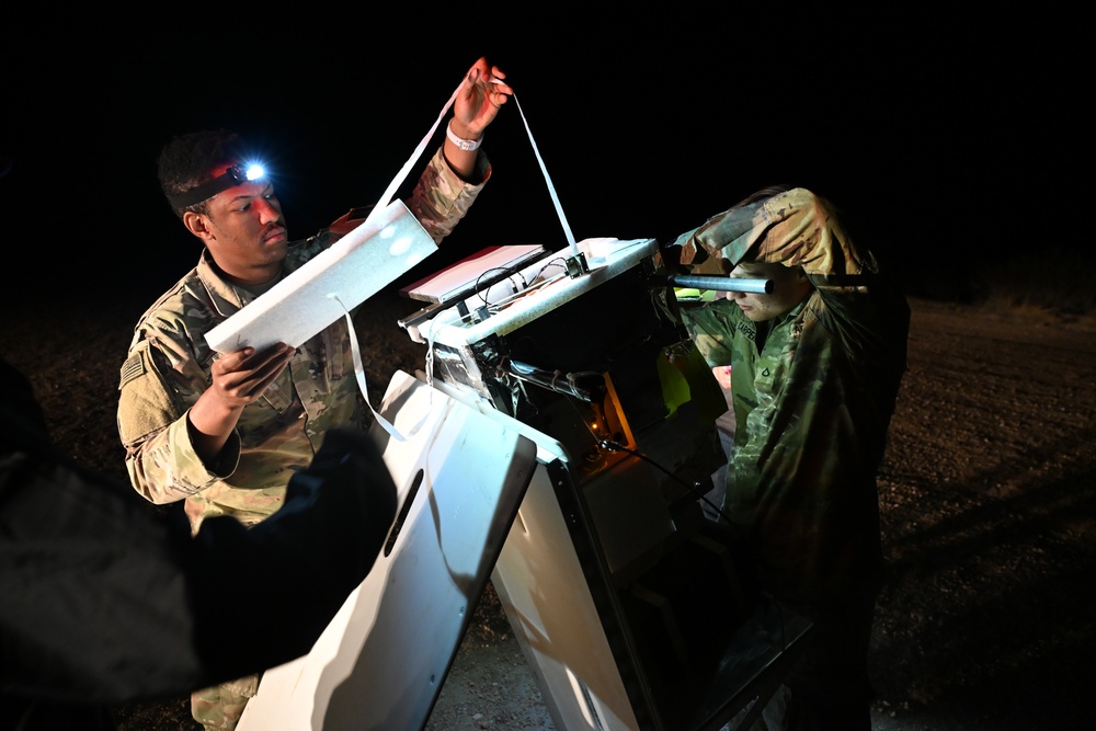 Soldiers Experiment with High Altitude Balloons