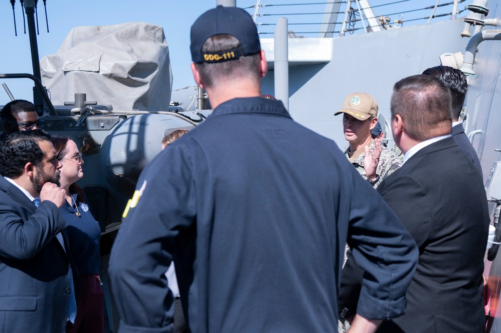 Congressional Staff Delegation Tour Naval Base San Diego
