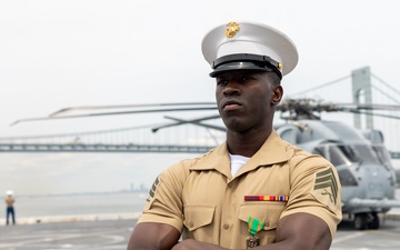 Sgt. Jean Pierre St. Surin selected as 43rd Color Sergeant of the Marine Corps