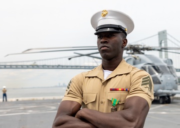 Sgt. Jean Pierre St. Surin selected as 43rd Color Sergeant of the Marine Corps