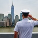 USS New York Departs Fleet Week NYC