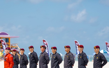 U.S. Army Parachute Team Joins British Army Red Devils for Hyundai Air and Sea Show