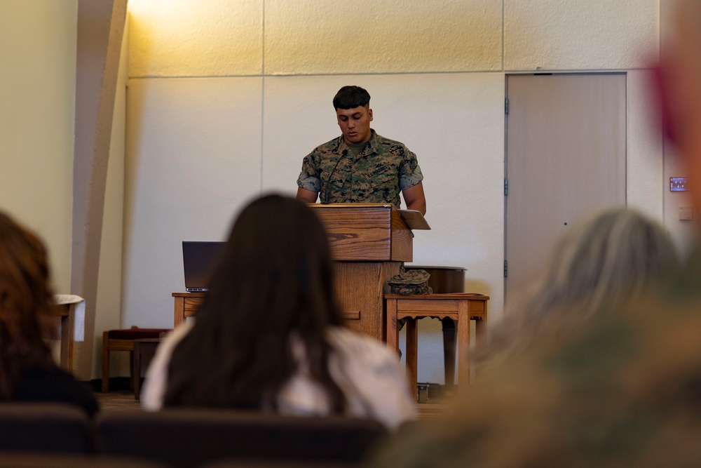 1st CEB holds memorial for two fallen Marines