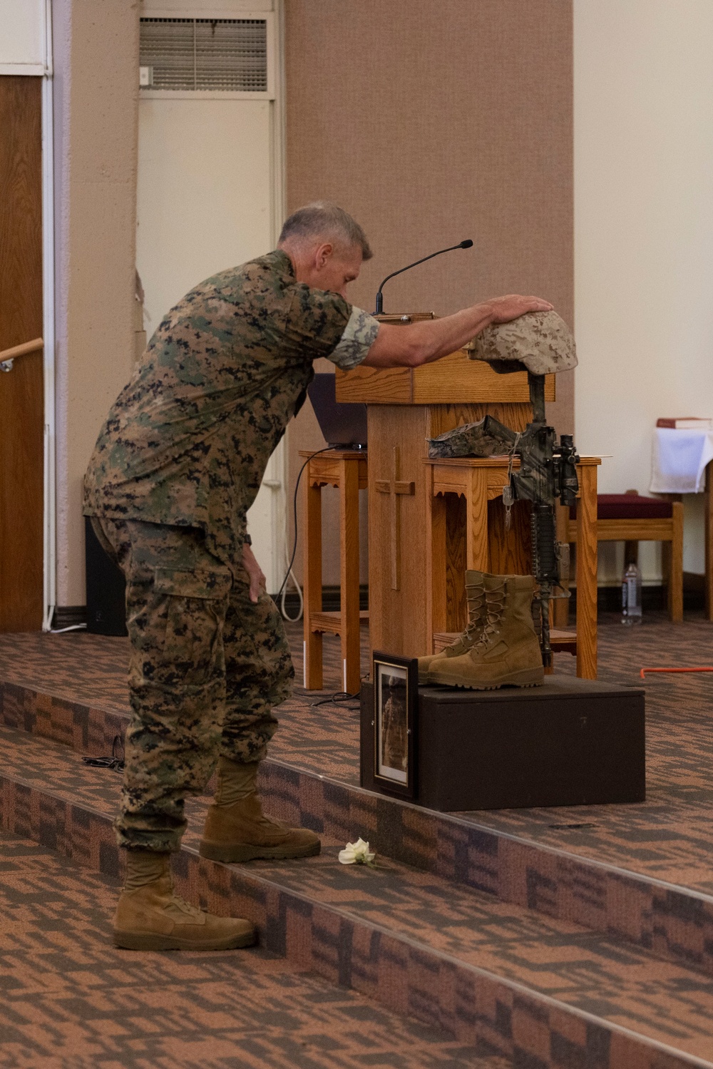 1st CEB holds memorial for two fallen Marines