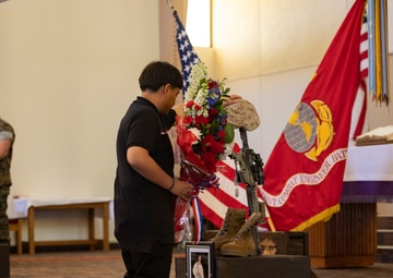 1st CEB holds memorial for two fallen Marines