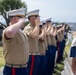 U.S. service members attend Memorial Day observance during LA Fleet Week