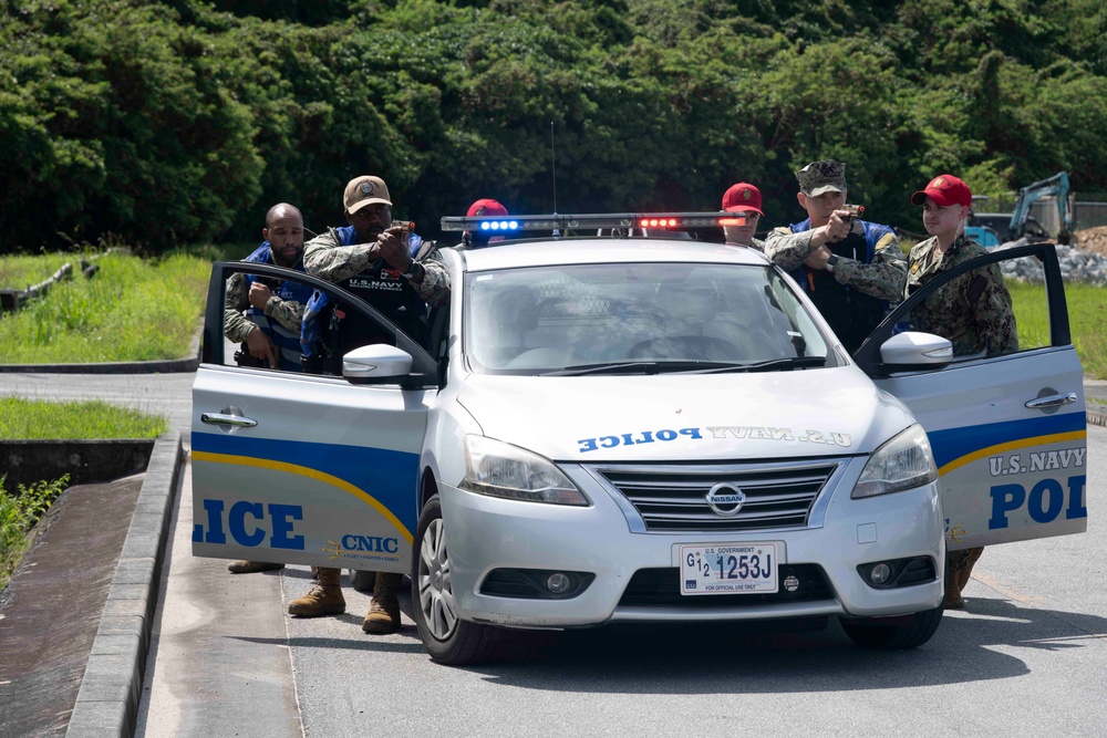White Beach Security Drills