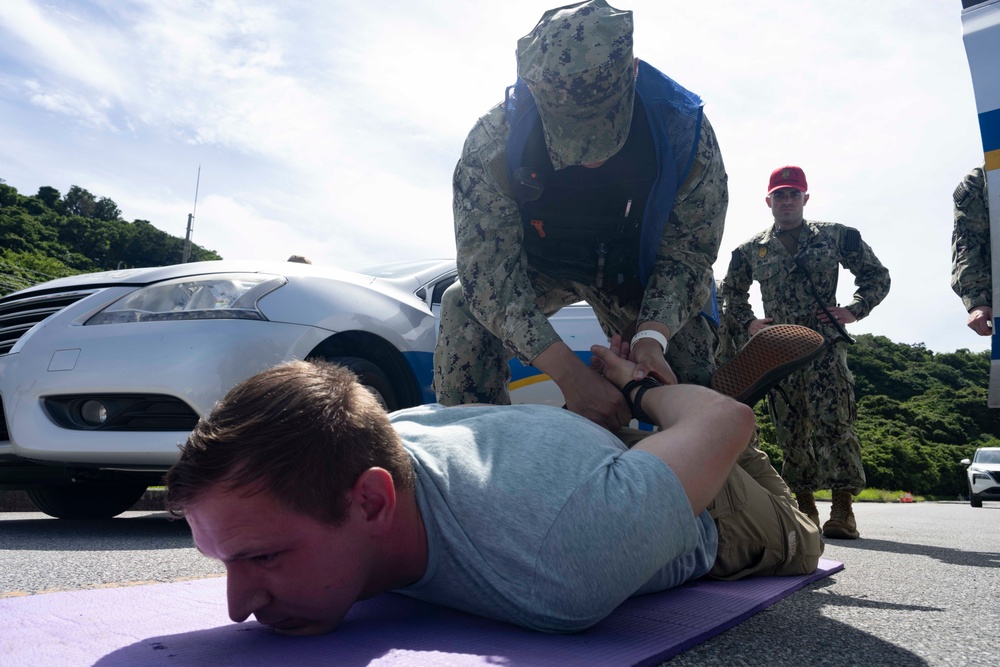 White Beach Security Drills