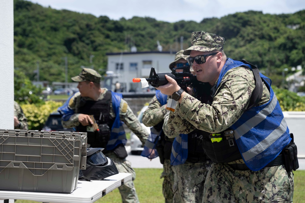 White Beach Security Drills