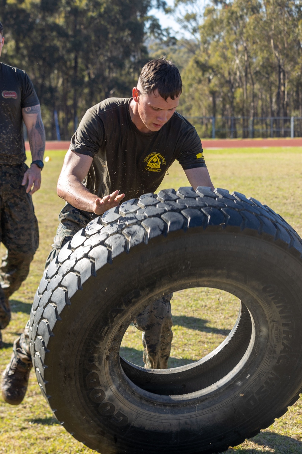 U.S. Marines, Australians compete in physical fitness test, EF88 live-fire range during Coral-Balmoral Cup