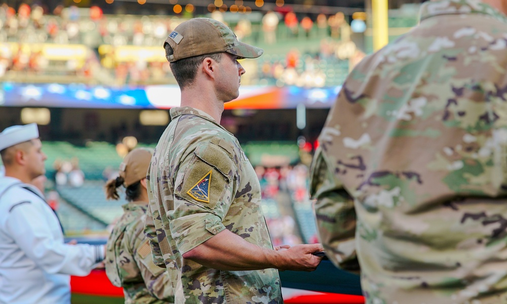 Guardians celebrate Military Appreciation Night with L.A. Angels