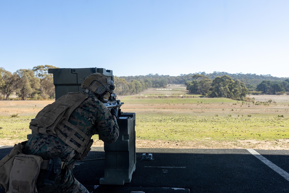 U.S. Marines, Australians compete in physical fitness test, EF88 live-fire range during Coral-Balmoral Cup