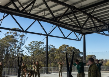 U.S. Marines, Australians compete in physical fitness test, EF88 live-fire range during Coral-Balmoral Cup