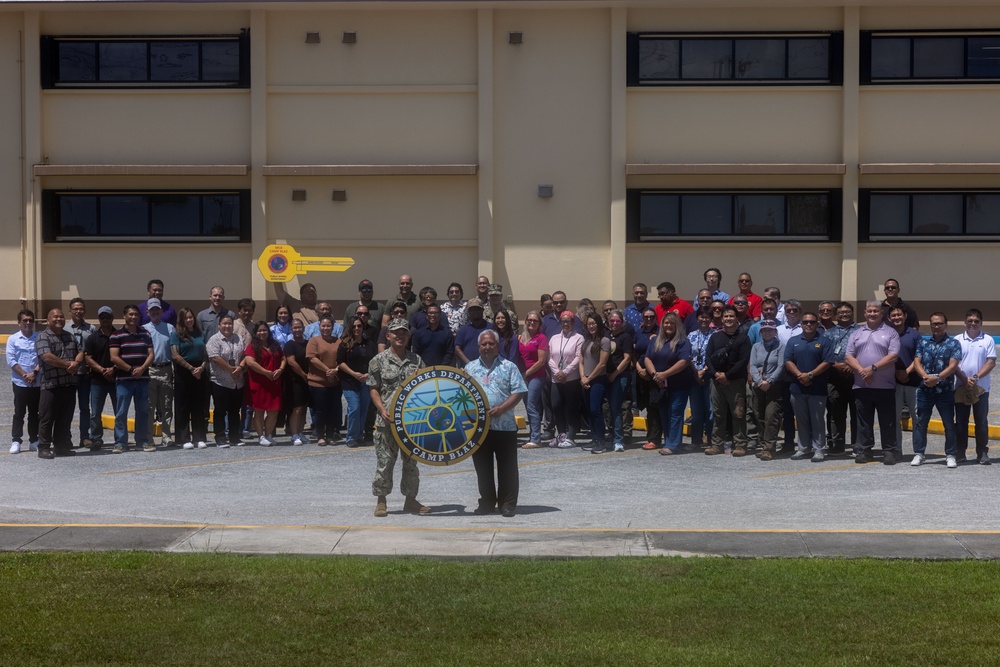 Marine Corps Base Camp Blaz Public Works Department group photo