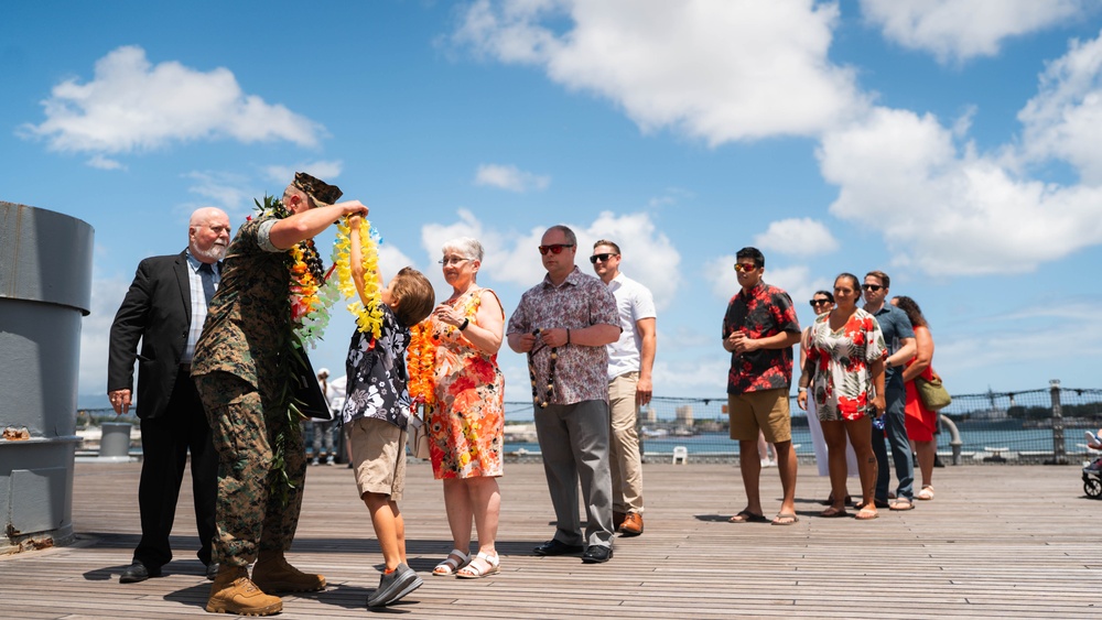 MSgt Gastonguay promotes to the rank of Master Gunnery Sergeant