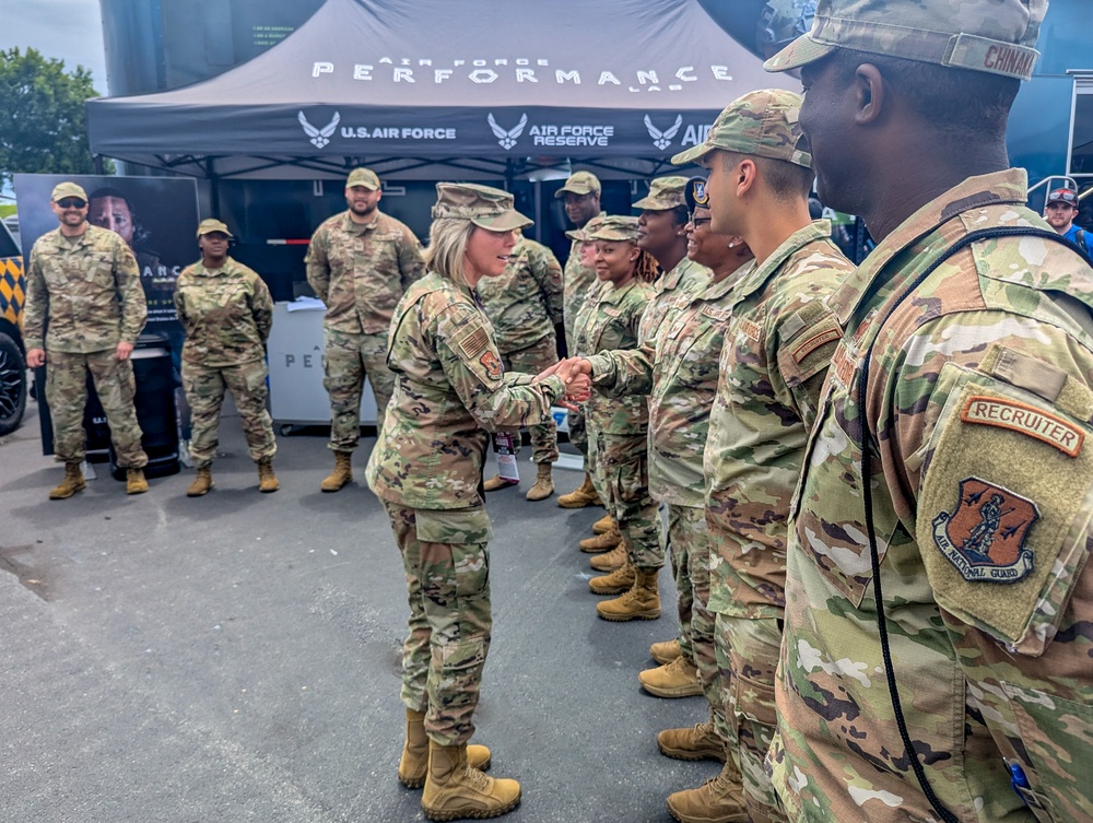 USAF Recruits start engines at NASCAR's Coca-Cola 600