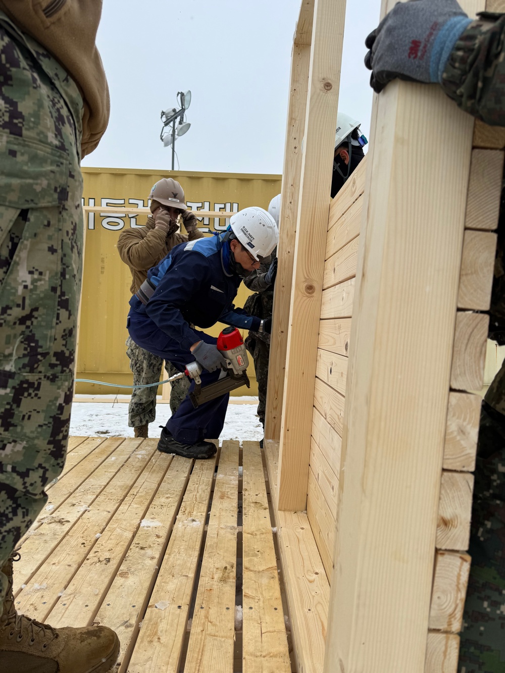 DET Chinhae Cold weather exercise