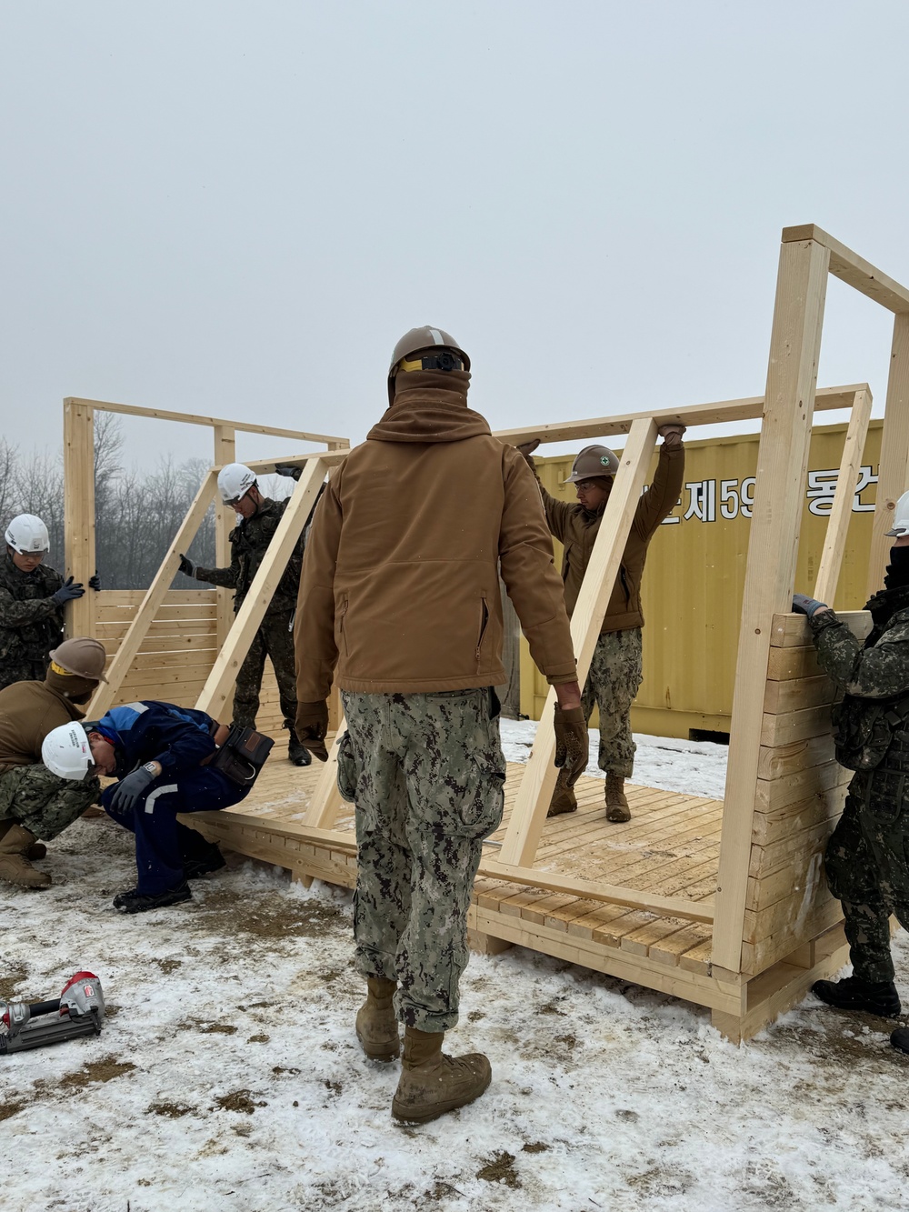 DET Chinhae Cold weather exercise