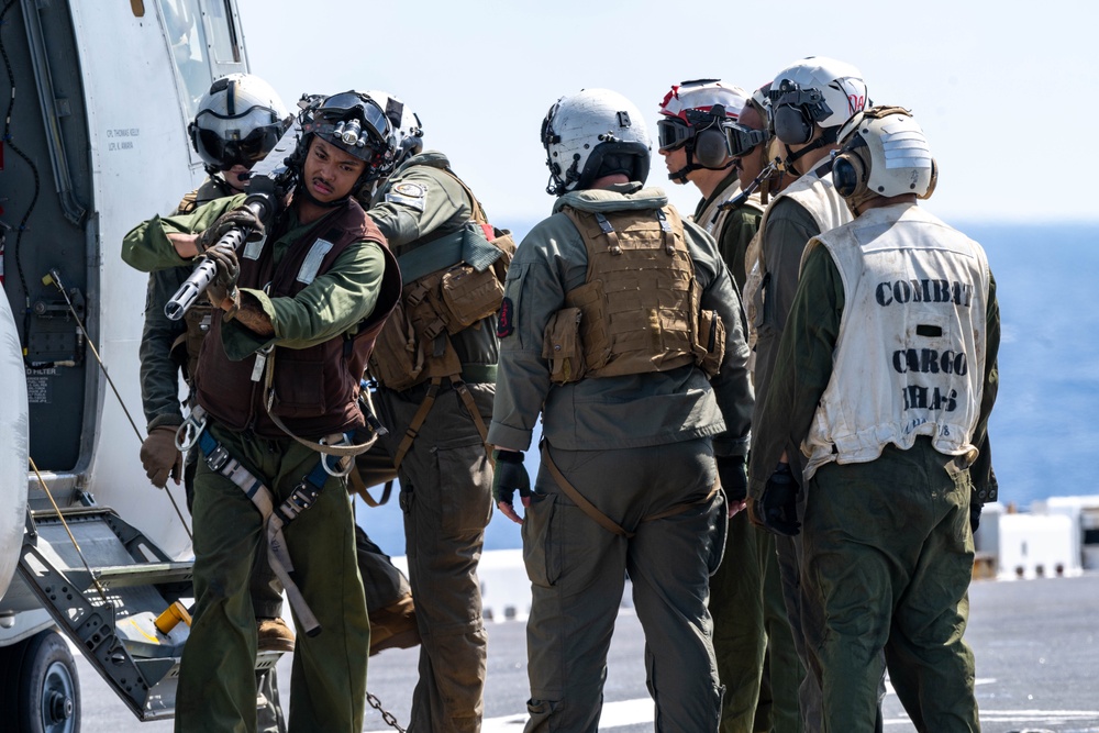USS America (LHA 6) Conducts Flight Operations