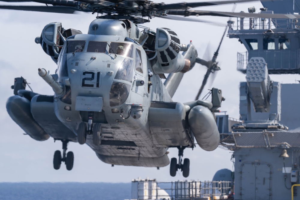 USS America (LHA 6) Conducts Flight Operations