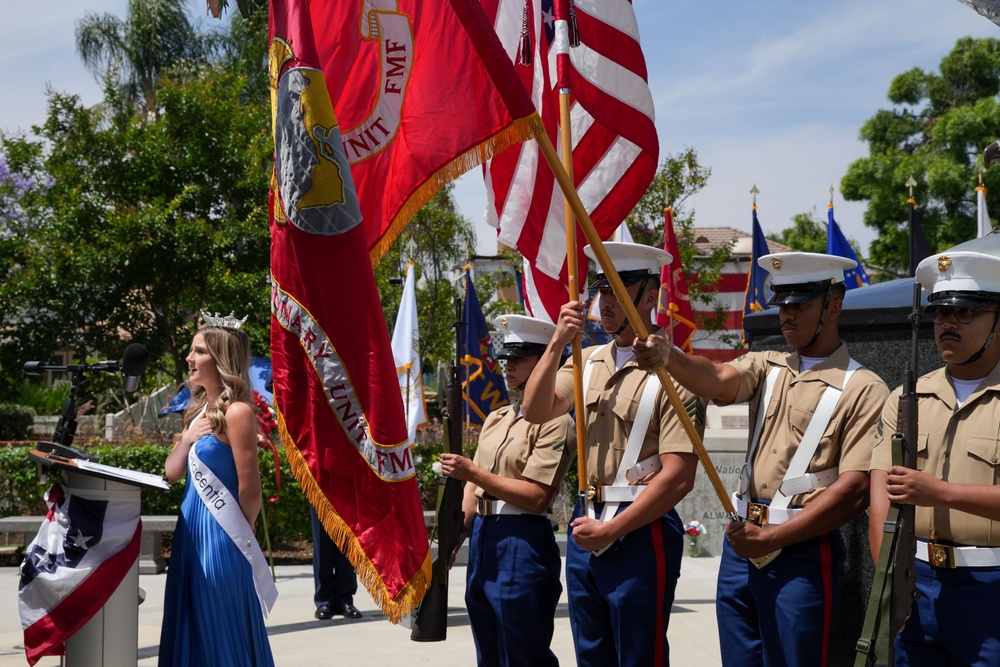 11th MEU Color Guard participates in Memorial Day ceremony