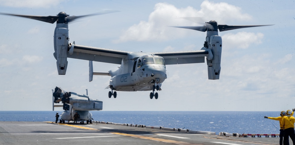 USS America (LHA 6) Conducts Flight Operations