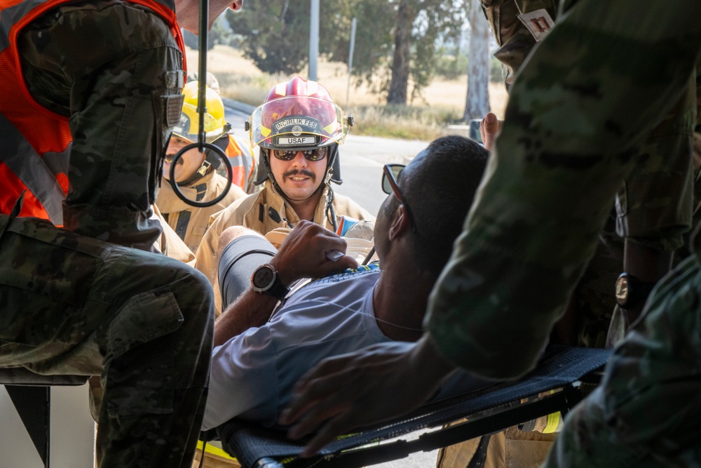 Incirlik Airmen enhance emergency response during Titan Shield 25-04