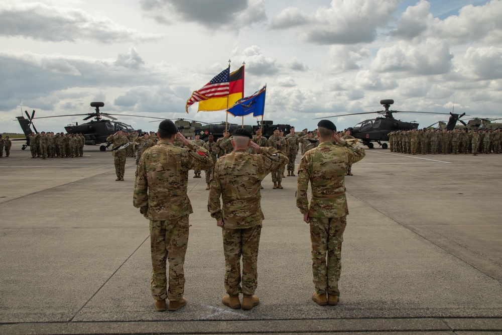 Change of Command Ceremony for 1-3 Aviation Regiment Attack Battalion