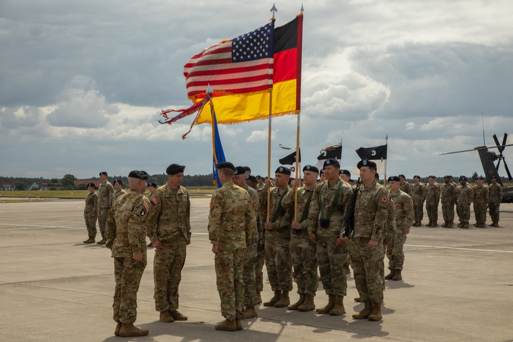 Change of Command Ceremony for 1-3 Aviation Regiment Attack Battalion