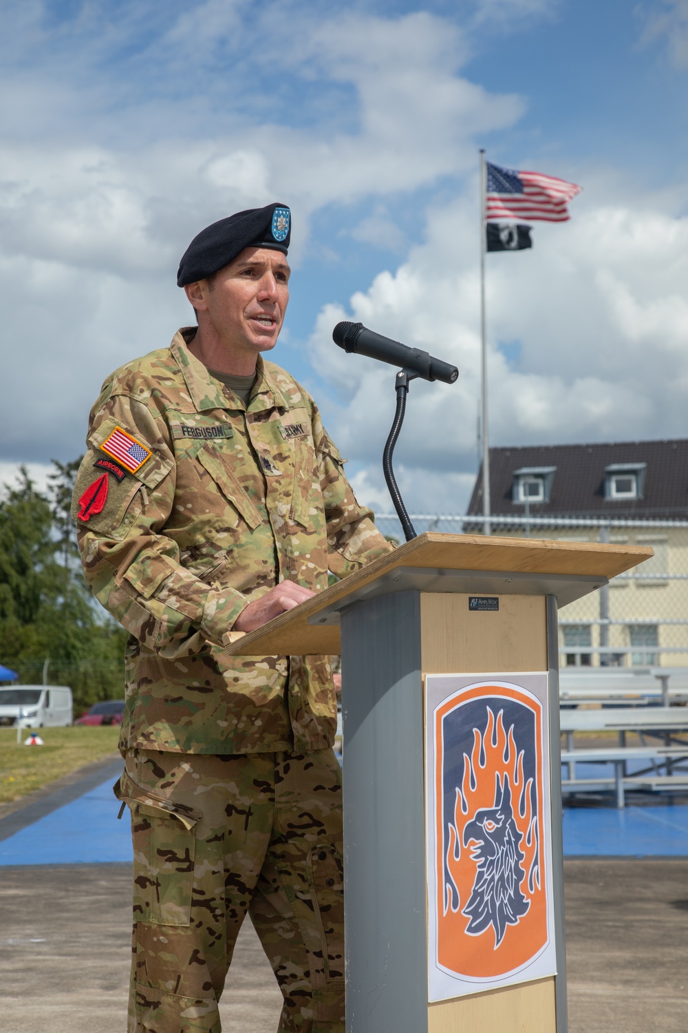 Change of Command Ceremony for 1-3 Aviation Regiment Attack Battalion