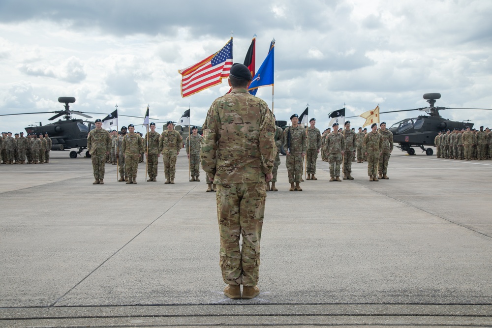 Change of Command Ceremony for 1-3 Aviation Regiment Attack Battalion