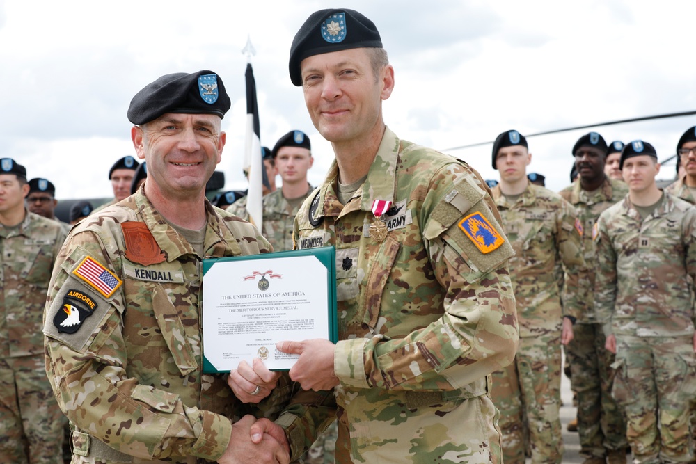 Change of Command Ceremony for 1-3 Aviation Regiment Attack Battalion