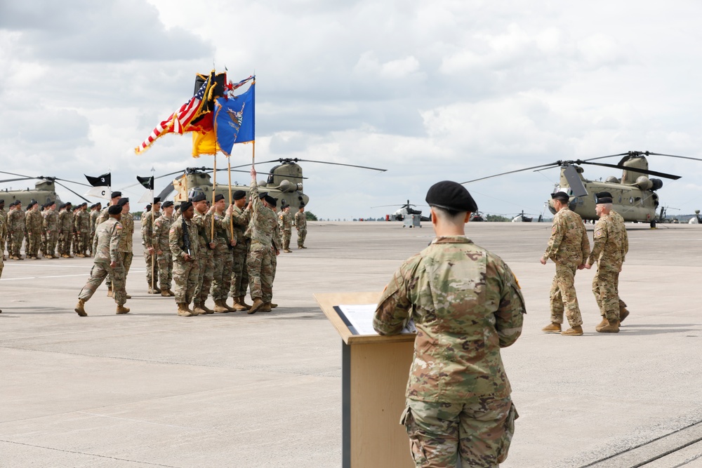 Change of Command Ceremony for 1-3 Aviation Regiment Attack Battalion