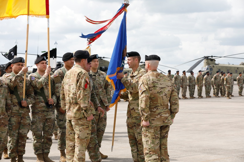 Change of Command Ceremony for 1-3 Aviation Regiment Attack Battalion