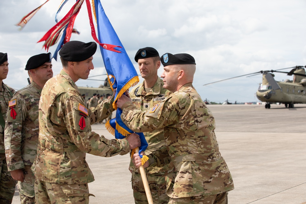 Change of Command Ceremony for 1-3 Aviation Regiment Attack Battalion
