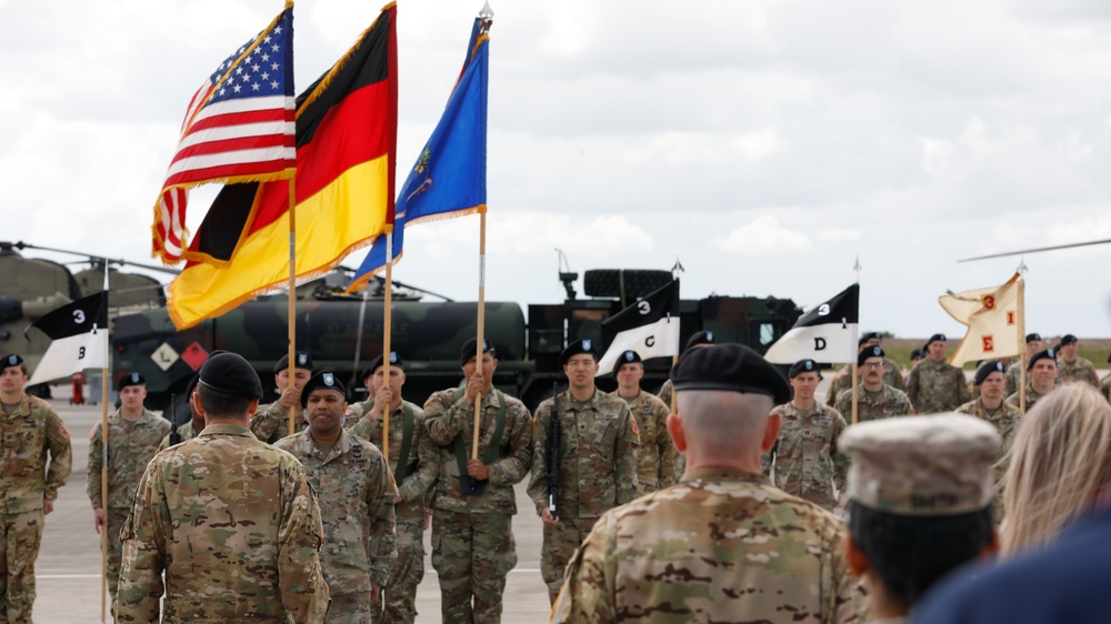 Change of Command Ceremony for 1-3 Aviation Regiment Attack Battalion