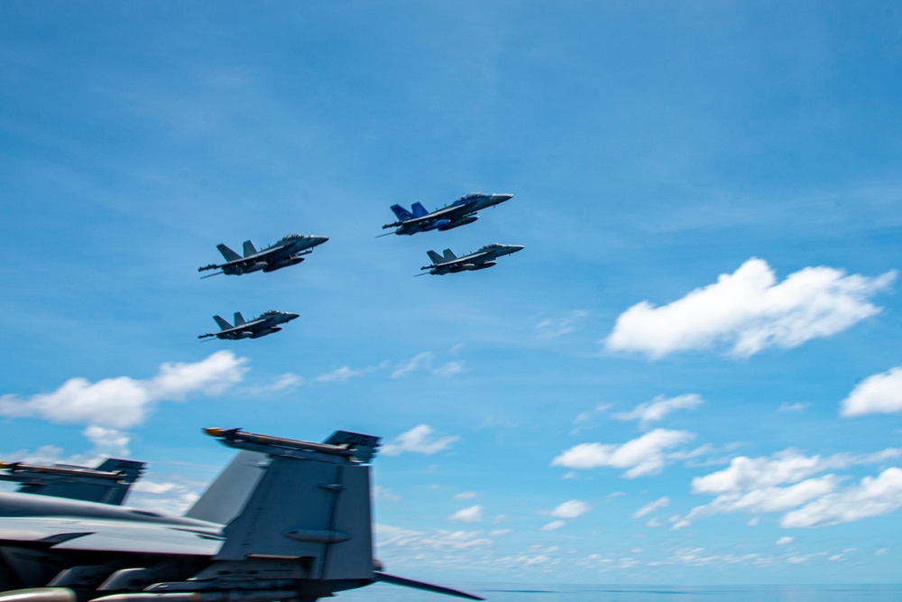 VAQ 139 Aerial Change of Command