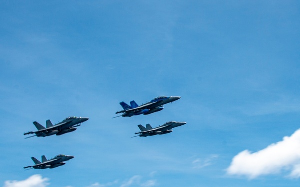 VAQ 139 Aerial Change of Command