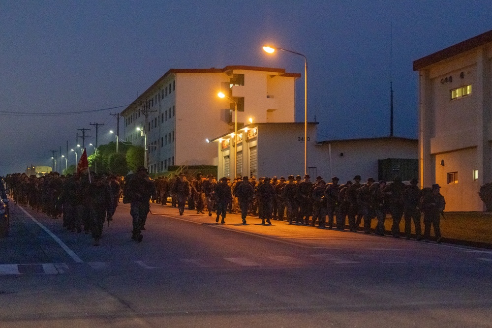 4th Marine Regiment conducts 5K Sustainment Hike
