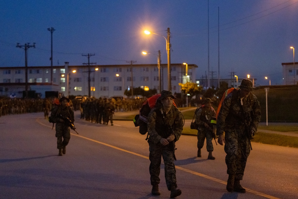 4th Marine Regiment conducts 5K Sustainment Hike